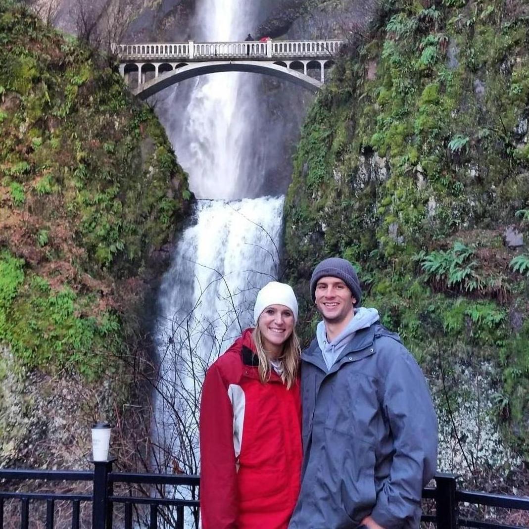 Chasing waterfalls. Multnomah Falls, Oregon