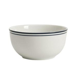 CAFÉ CEREAL BOWLS - SET OF 6 Blue Rim