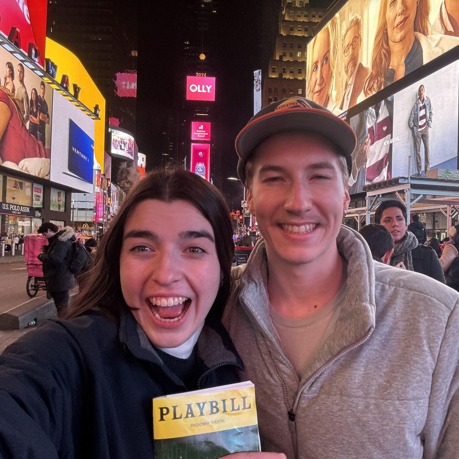 Our first date was at the Valpo Honors College First Year Production! We enjoyed going to the theatre together so much that we upgraded our experience to Broadway this past Christmas!