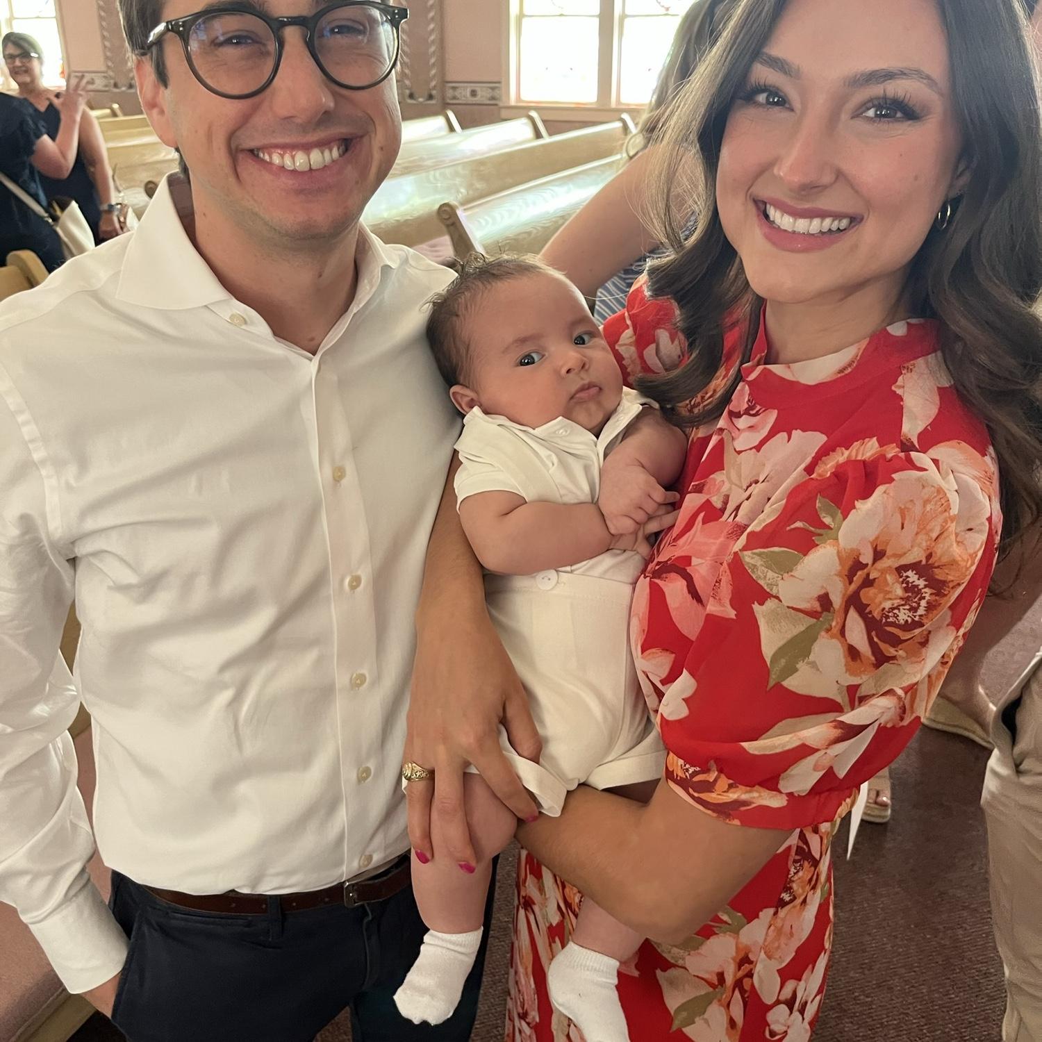 Baby Jace baptism