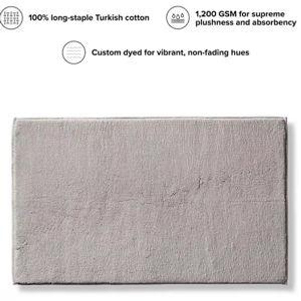 Frontgate Resort Collection - Bath Mat 21" x 34" in Carbon