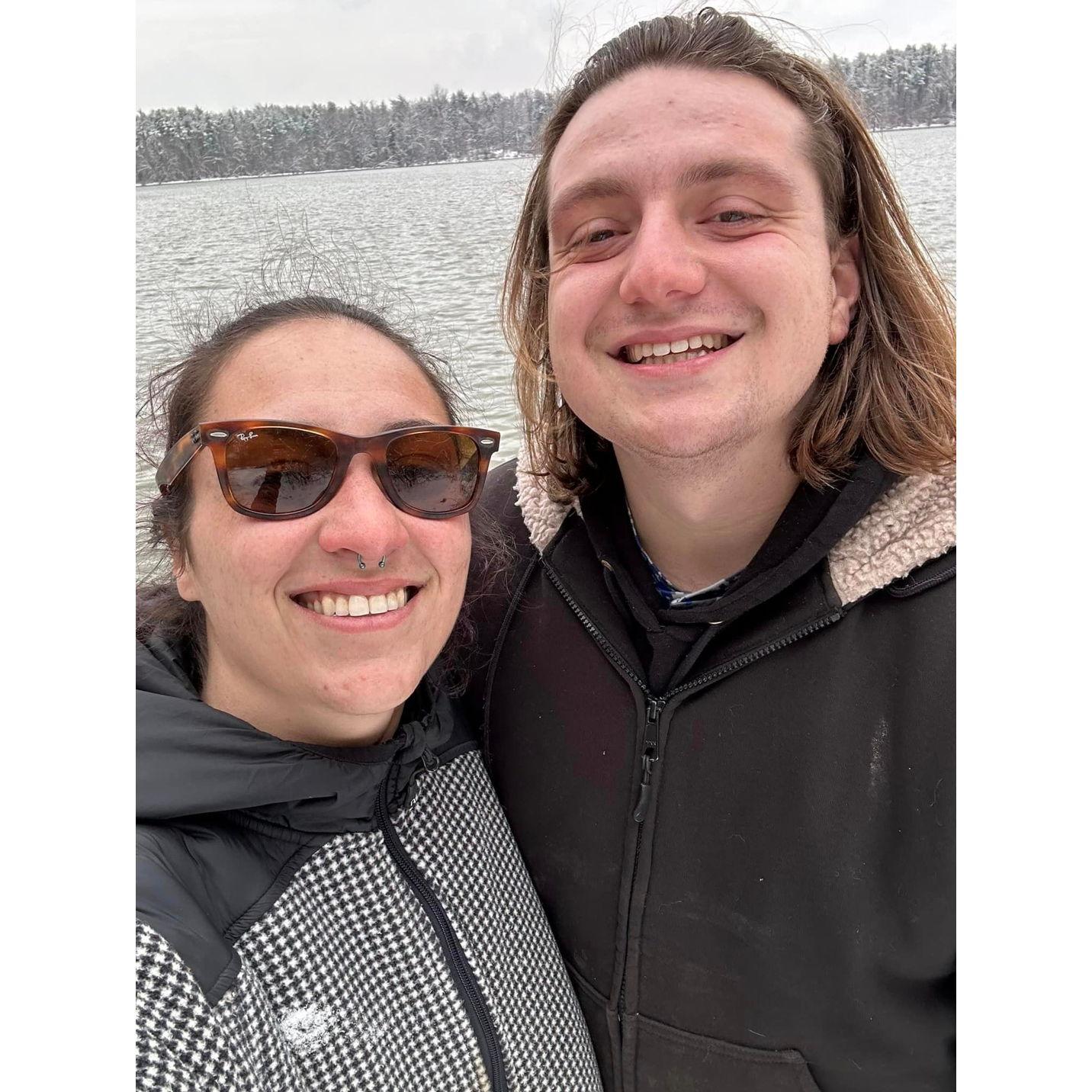 Loch Raven trip in the winter
