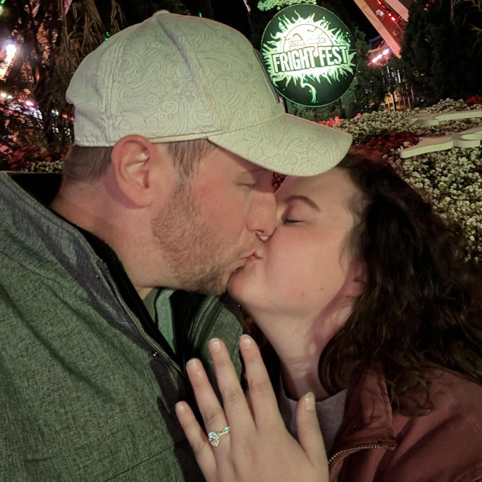 Right after Kyle popped the question!