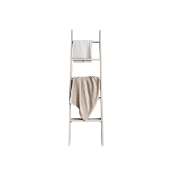 Blanket Ladder - Rustic White