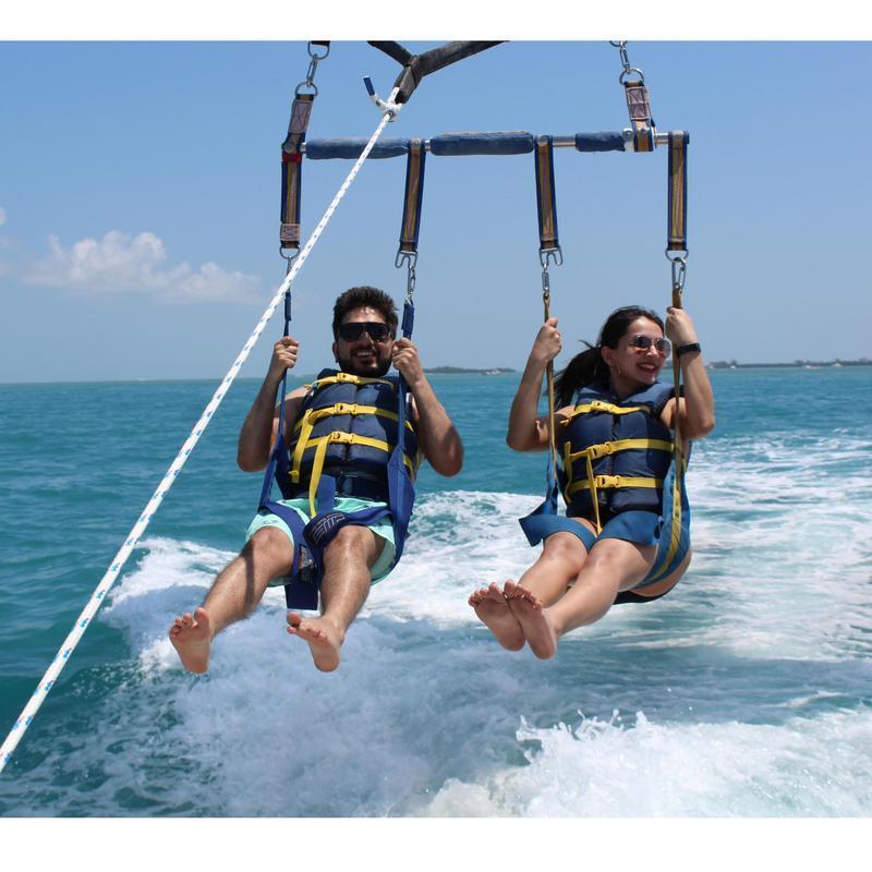 2017 - Parasailing in Keywest, Florida over the Atlantic ocean
