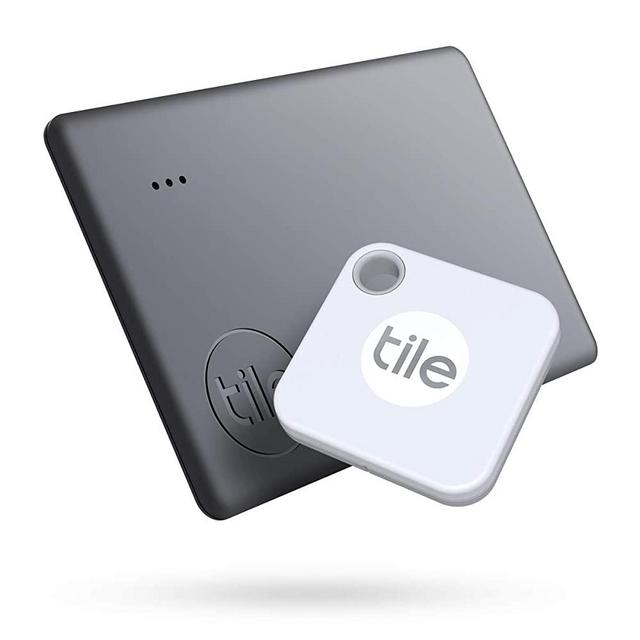Tile Starter Pack (2020) 2-pack (1 Mate, 1 Slim) - Bluetooth Tracker, Item Locator & Finder for Keys and Wallets or Backpacks and Tablets; Easily Find All Your Things