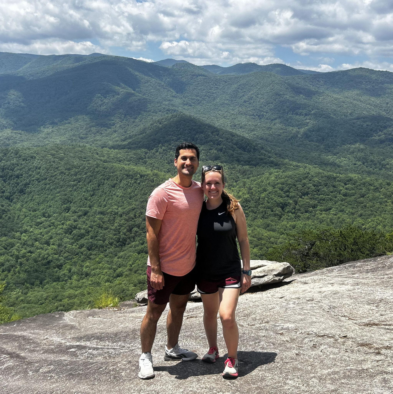 hiking the Blue Ridge Mountains