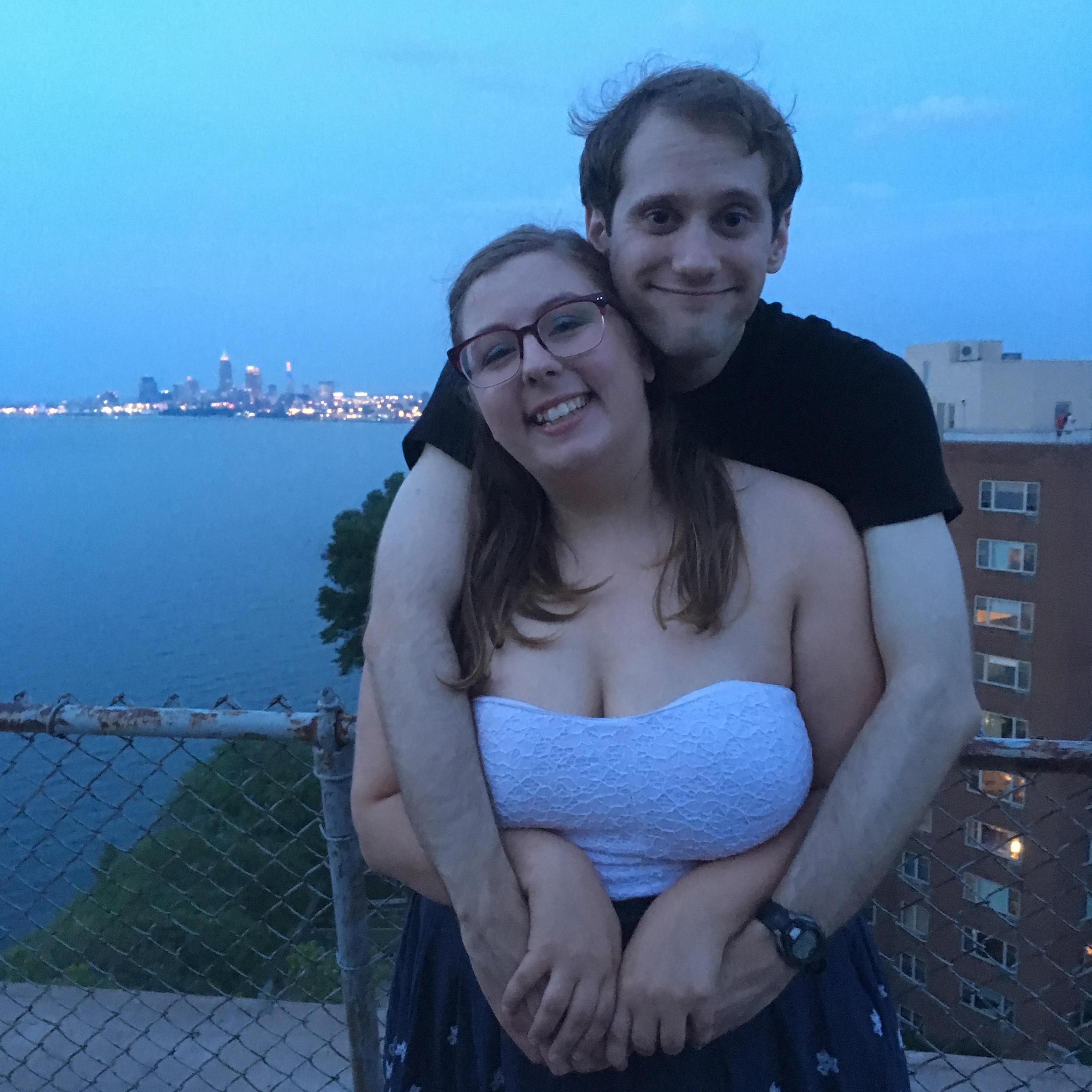 Taken on the couple's first 4th of July together.