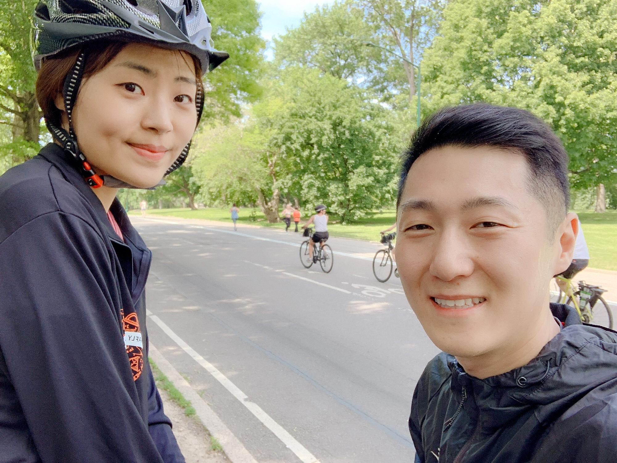 6.8.2019
Almost passed out after rollerblading around Central Park. He keeps me going!