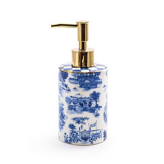 MacKenzie-Childs Royal Toile Soap Dispenser