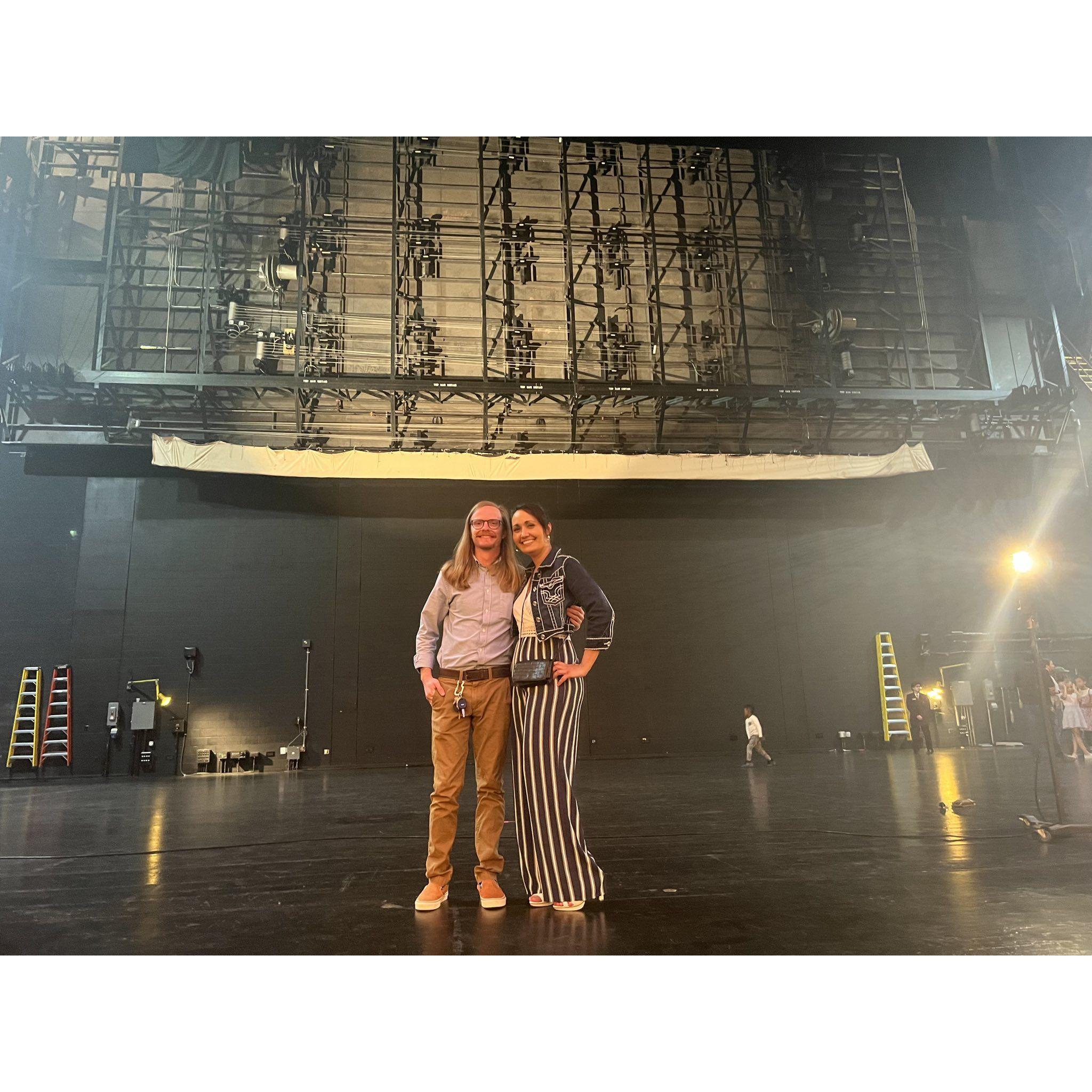 A couple Broadway nerds touring Bass Hall in Fort Worth! 2023