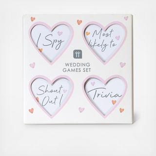 Botanical Wedding Trivia Game Set, Pack of 4