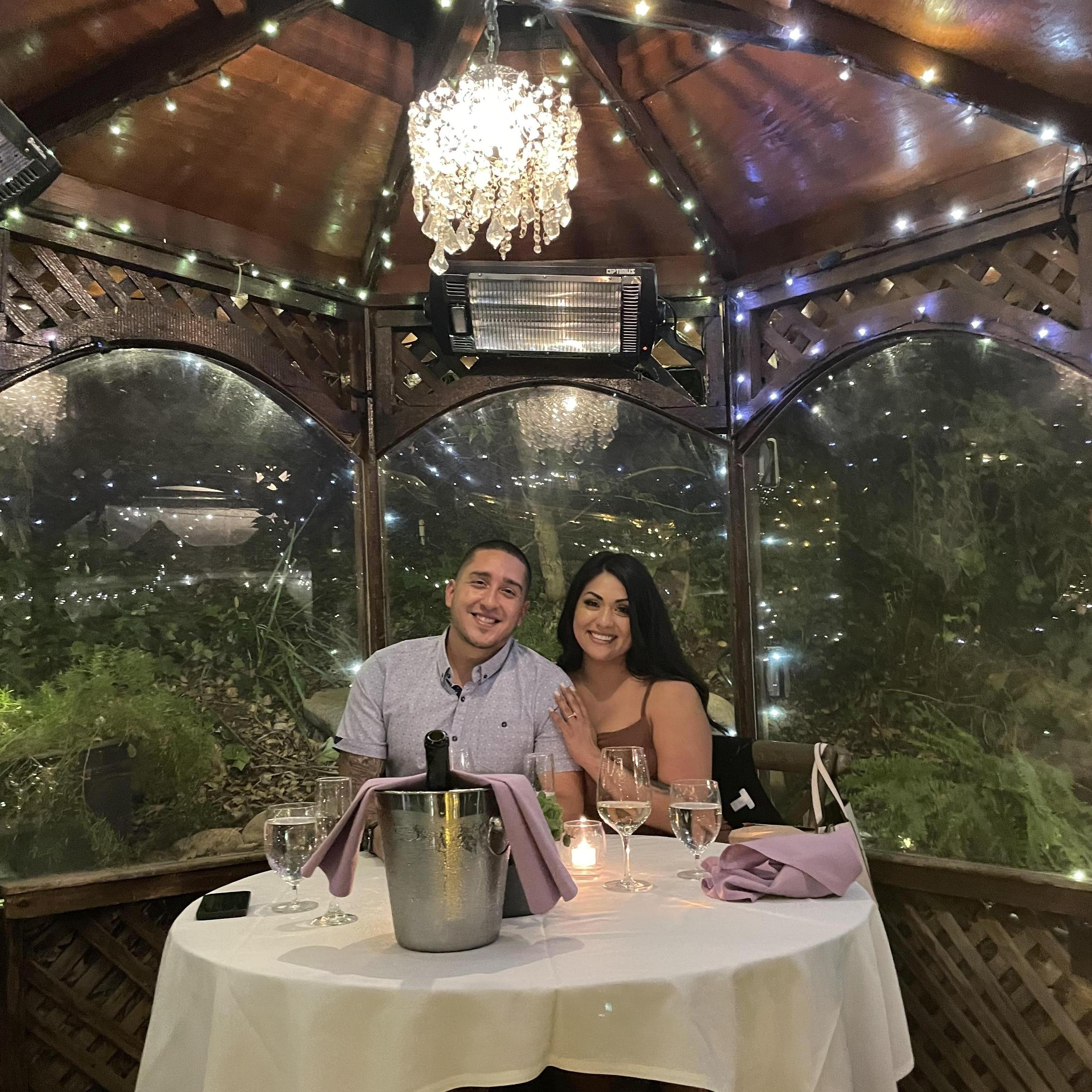 Right after Mando Proposed at the Inn of the Seventh Ray