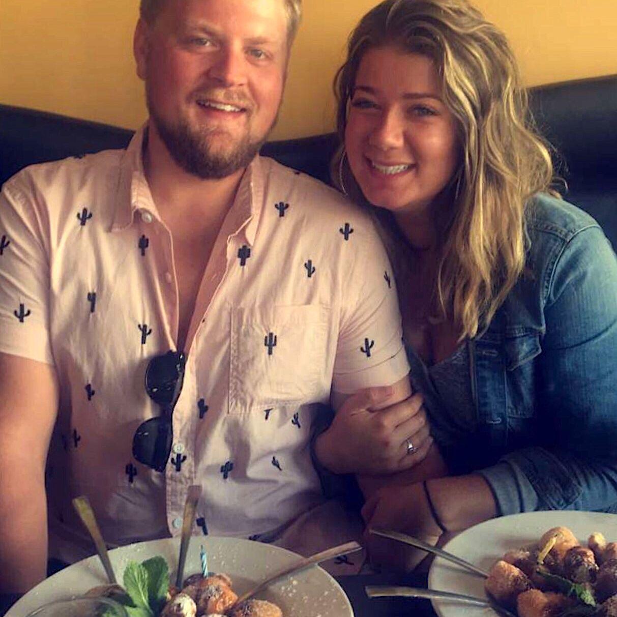 First time celebrating our birthdays together! We are only 8 days apart!