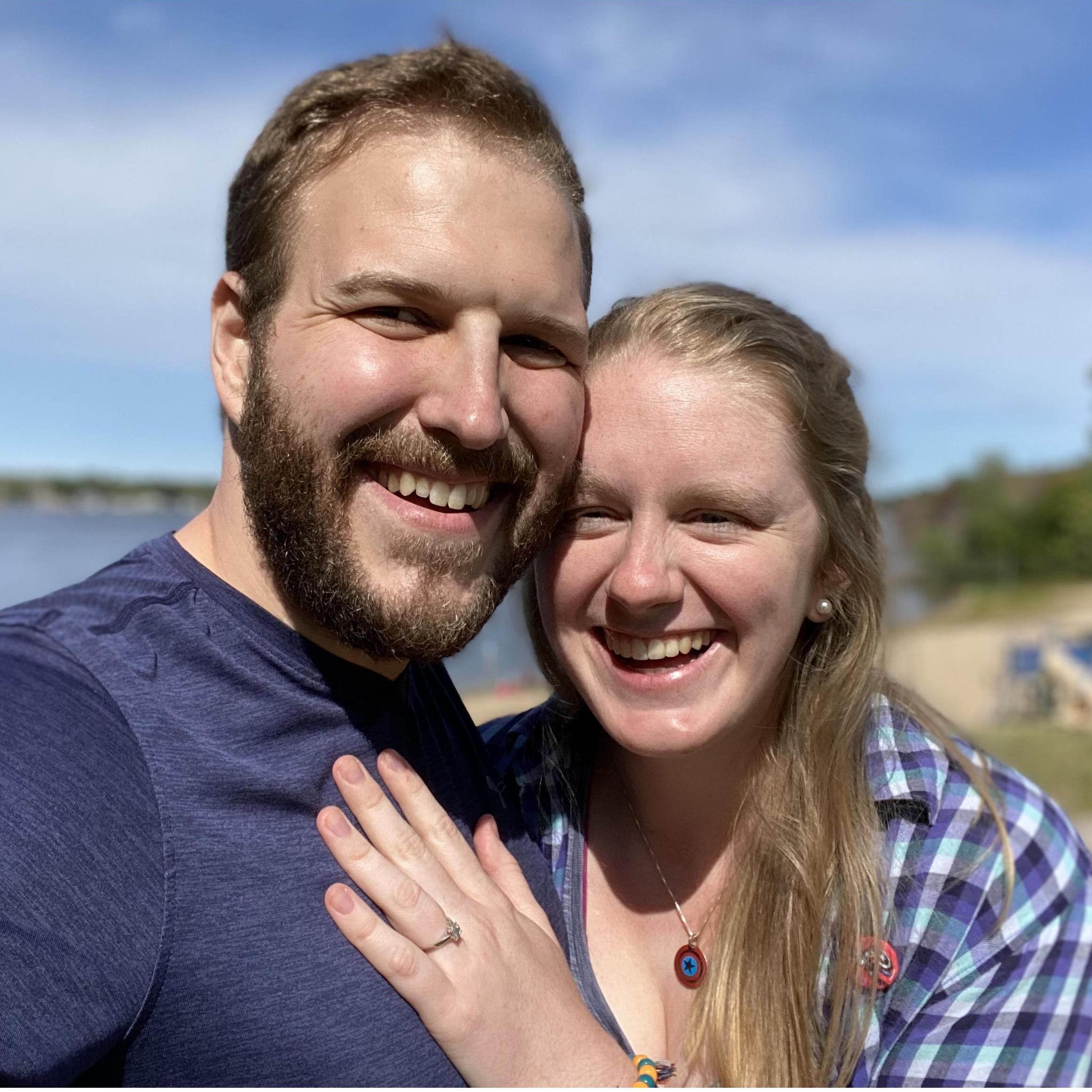 The engagement selfie!