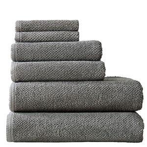 6 pc. Towel Set Dark Grey