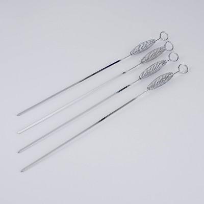 Char-Broil 4pk Metal Meat Skewers Silver