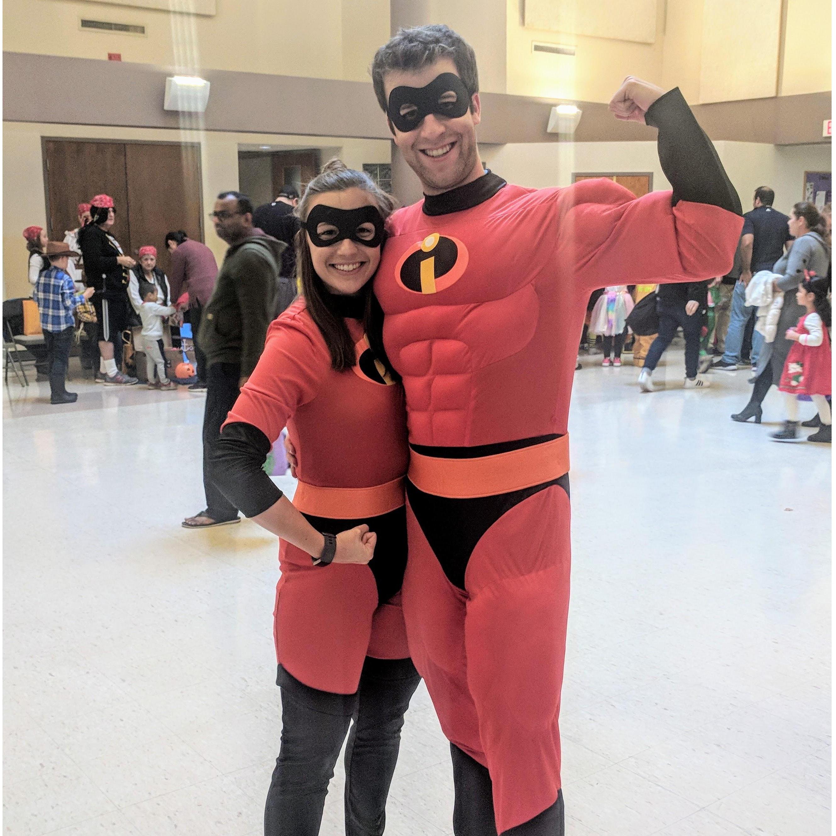 Mr. and Mrs. Incredible ready to save the day!