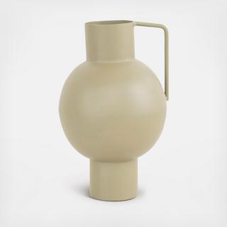 Oblong Textured Vase