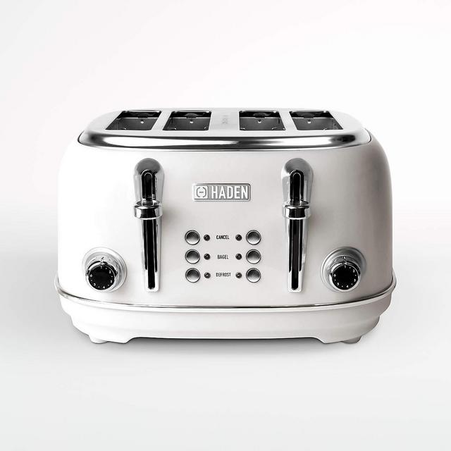 Haden Heritage Ivory White 4-Slice Toaster