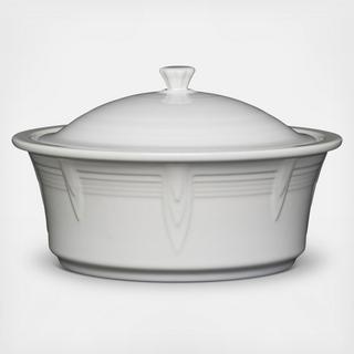 Large Round Covered Cassesrole