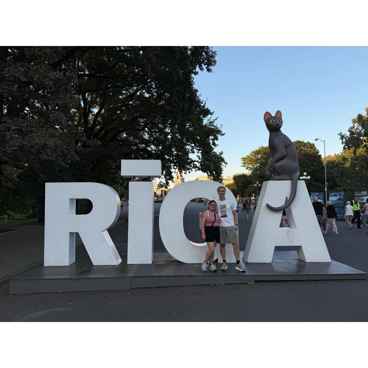 Us in Riga, Latvia Fall 2025