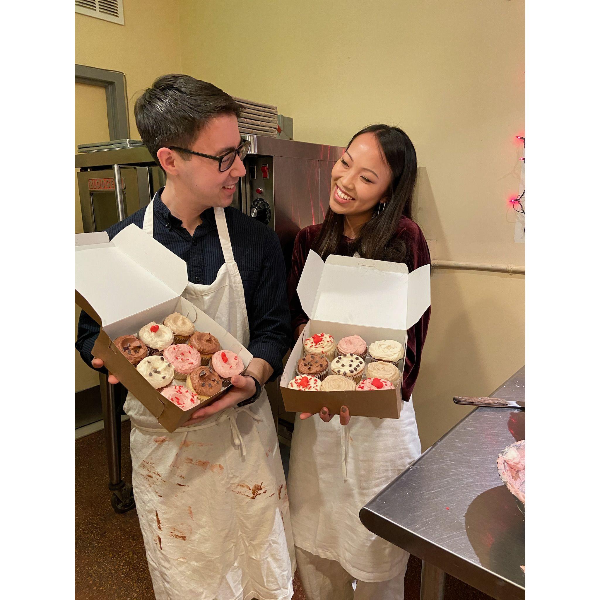 Valentine's Day cupcake class - New York, NY