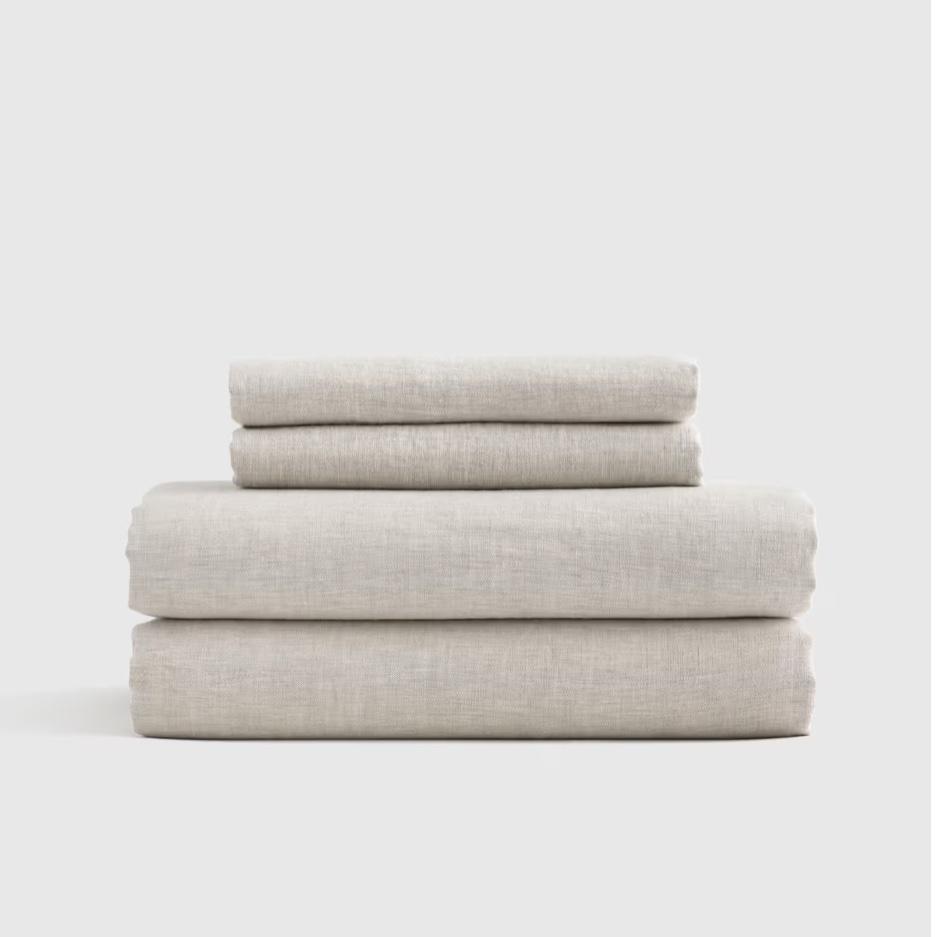 Linen Sheets | Quince | Natural Chambray