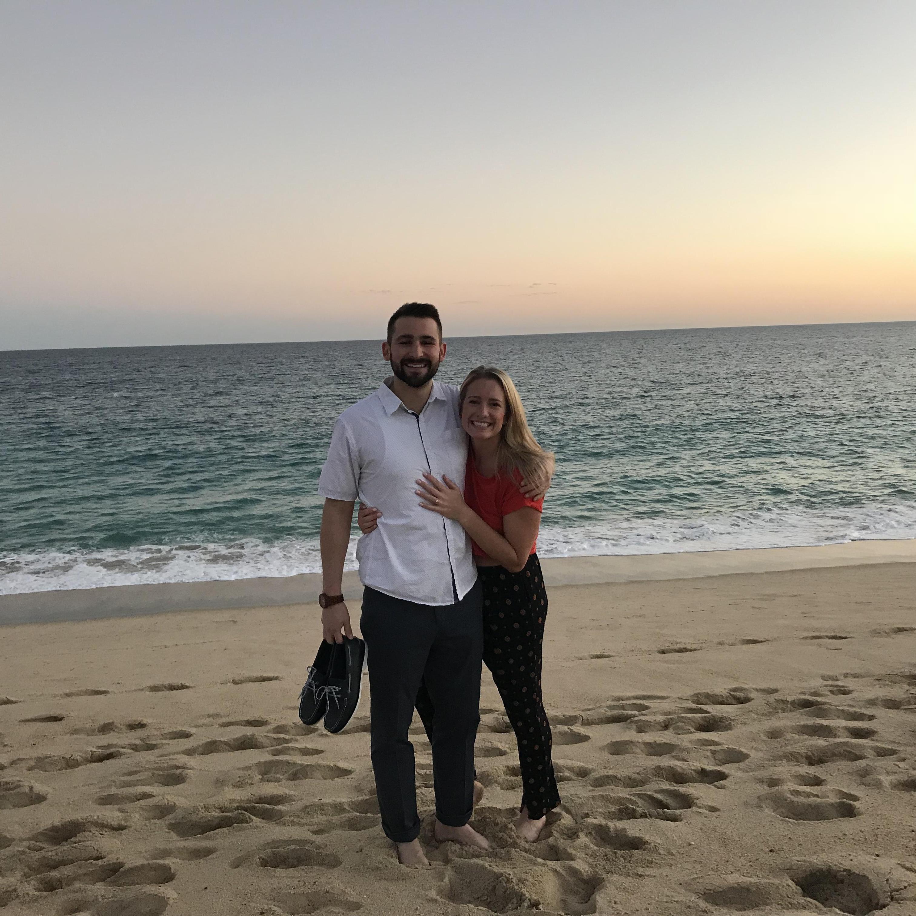 First picture as an engaged couple - February 20, 2018