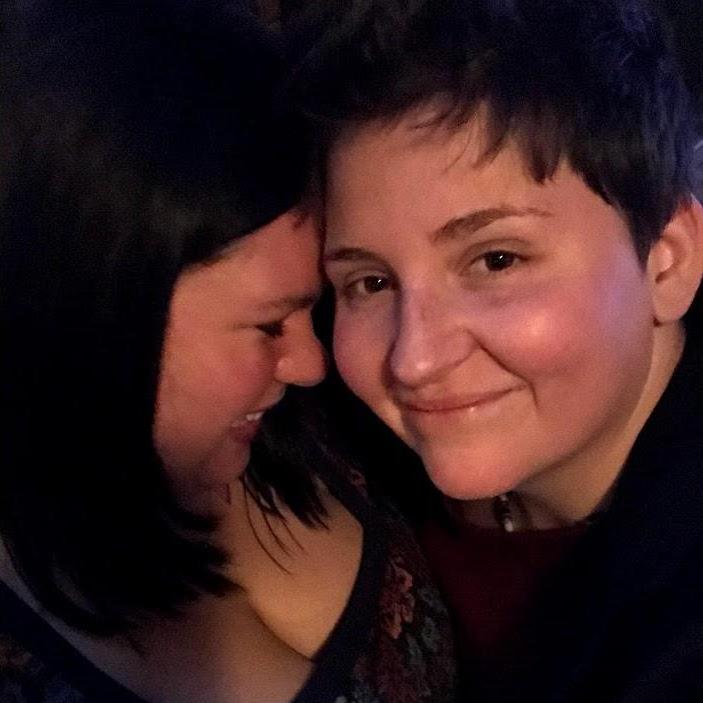 A sweet pic snapped while out in D.C. celebrating our recent engagement and my 29th birthday!