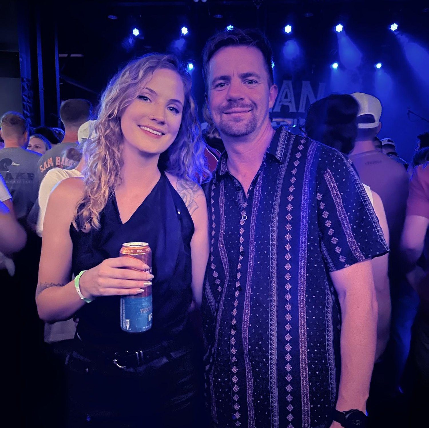 Concert in Columbia, SC to see one of our favorite artists, Kingfishr.