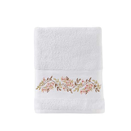 SKL Home by Saturday Knight Ltd. Misty Floral Bath Towel, White