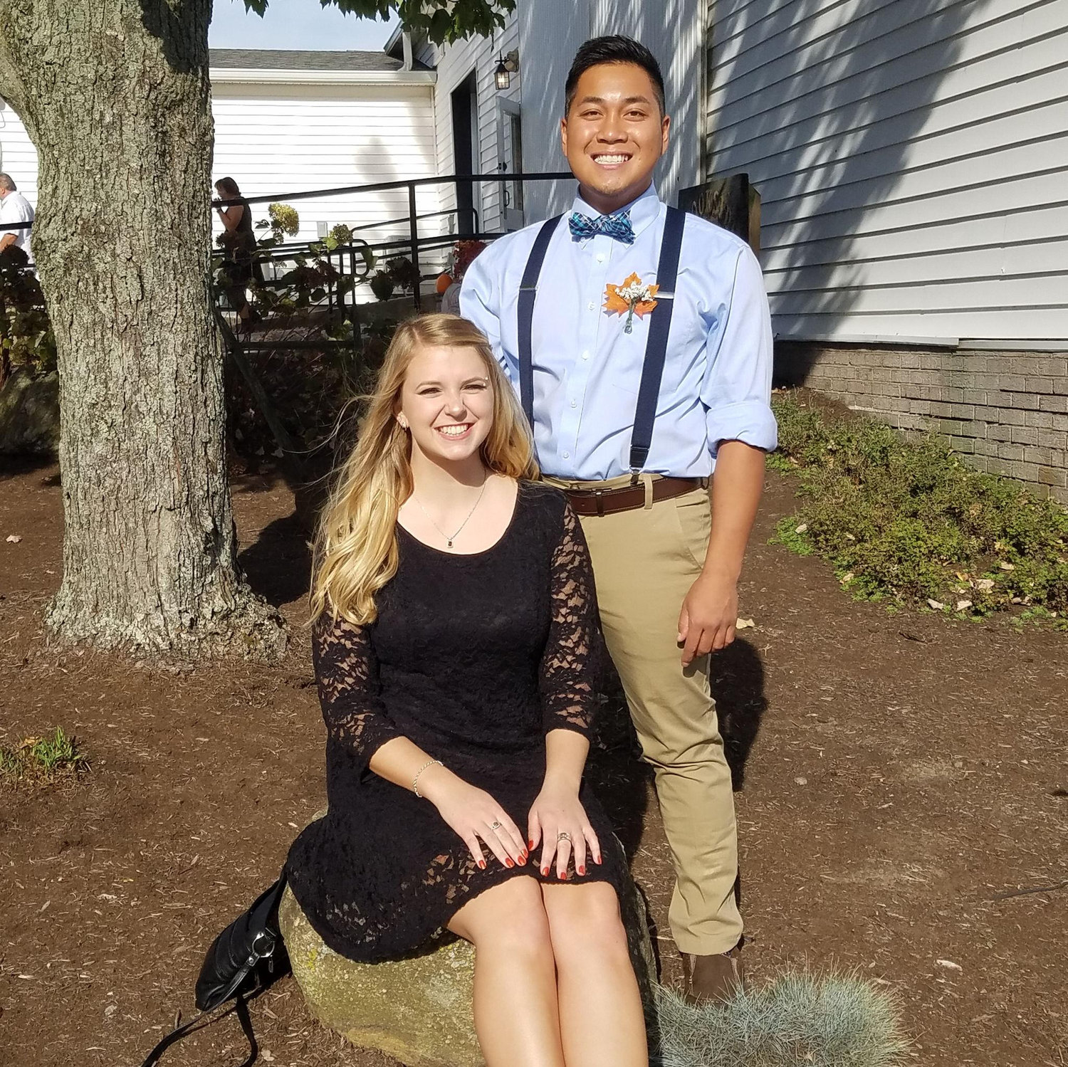 Our first wedding together - 2017
