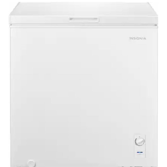 Insignia™ - 7 Cu. Ft. Garage-Ready Chest Freezer - White
