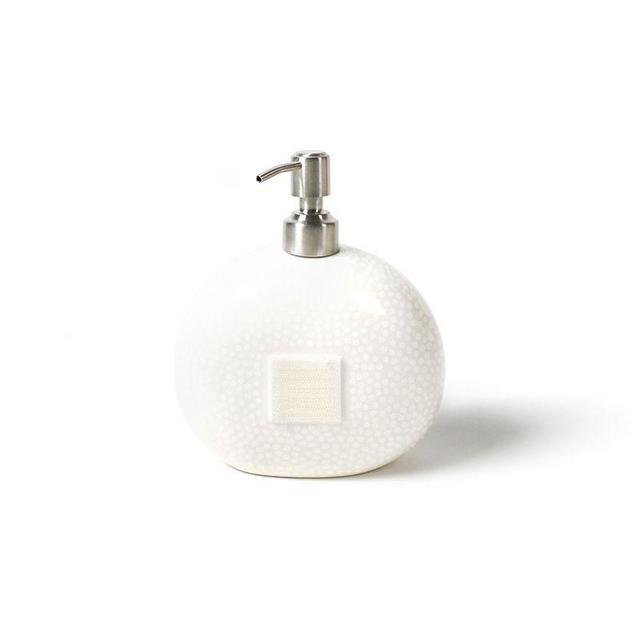 Happy Everything White Small Dot Soap Pump