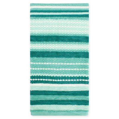 KitchenSmart® Colors Multi Stripe Kitchen Towel in Surf/Atlantic