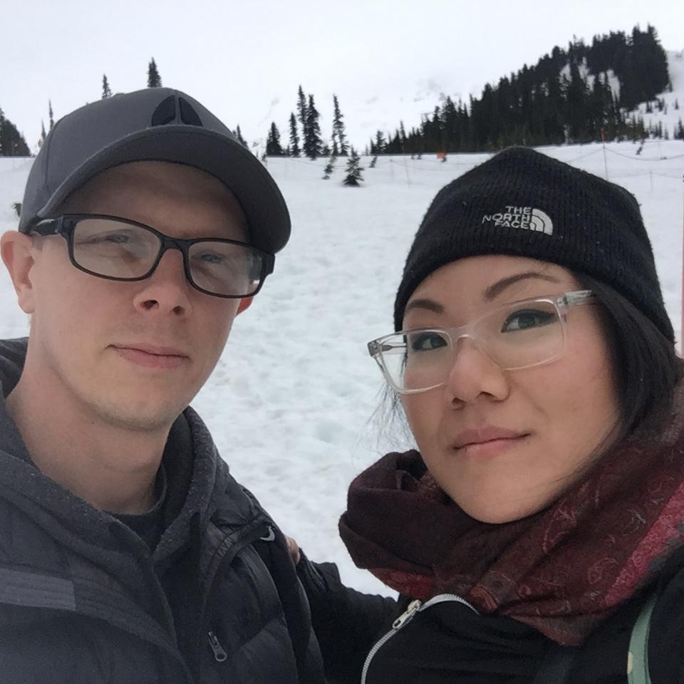 Attempting to go on a hike in Mount Rainier National Park, WA. April 2019.