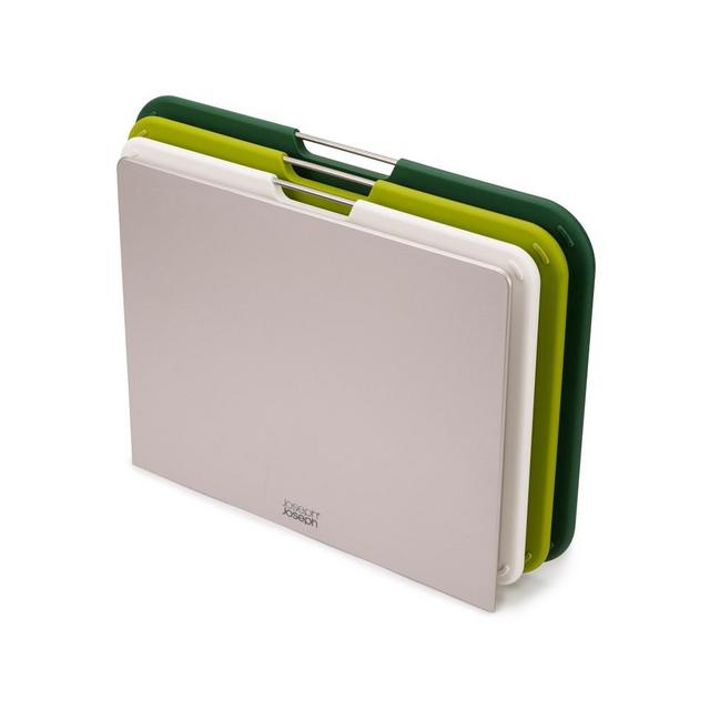 Joseph Joseph Nest 3-Piece Chopping Board Set, Green, Large