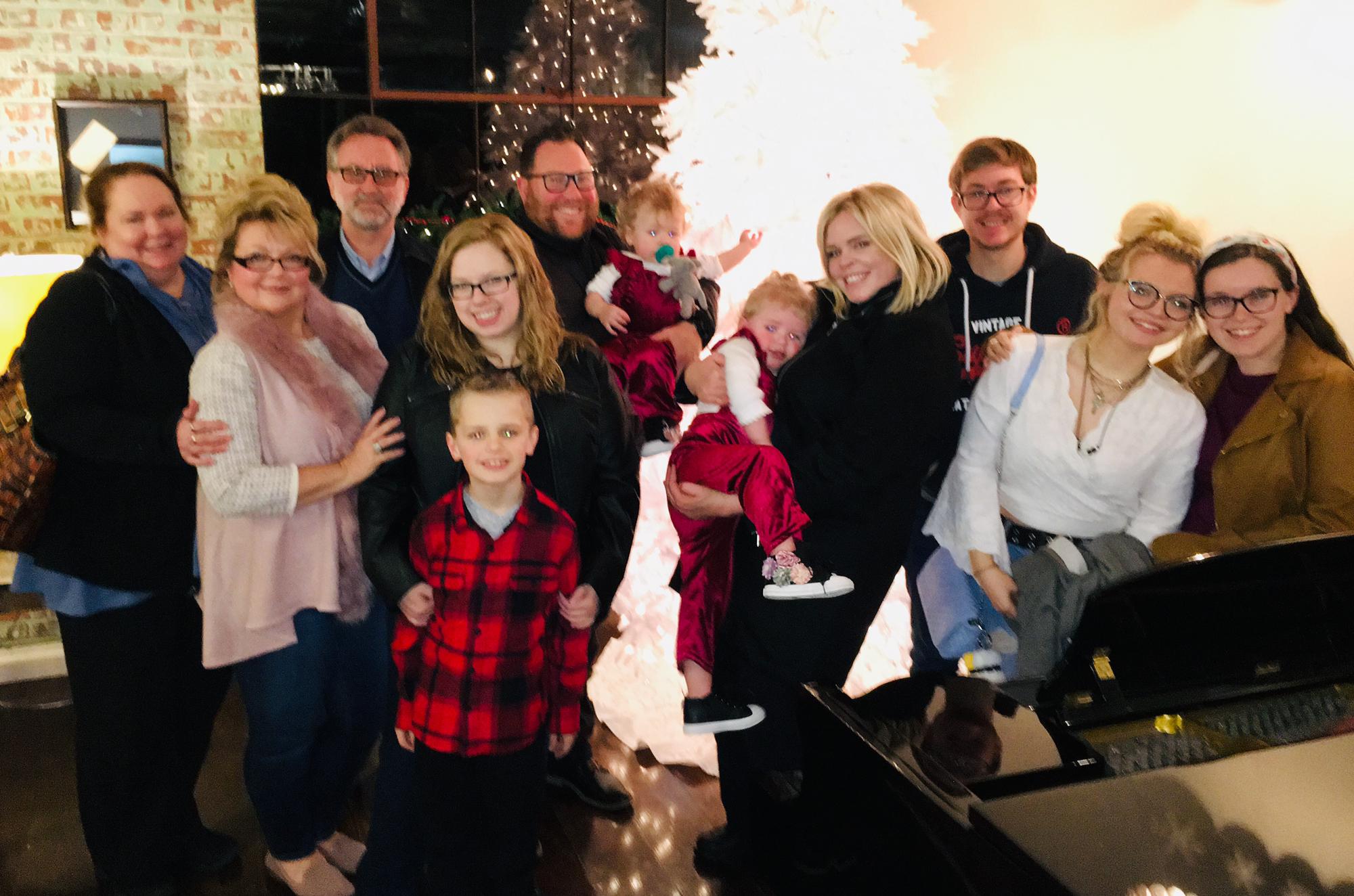 Evans family picture- Christmas 2018!