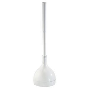 Una Plunger and Storage White - InterDesign