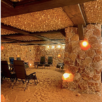 Relax, meditate, get a massage or enjoy a spa treatment at the Salt Cave