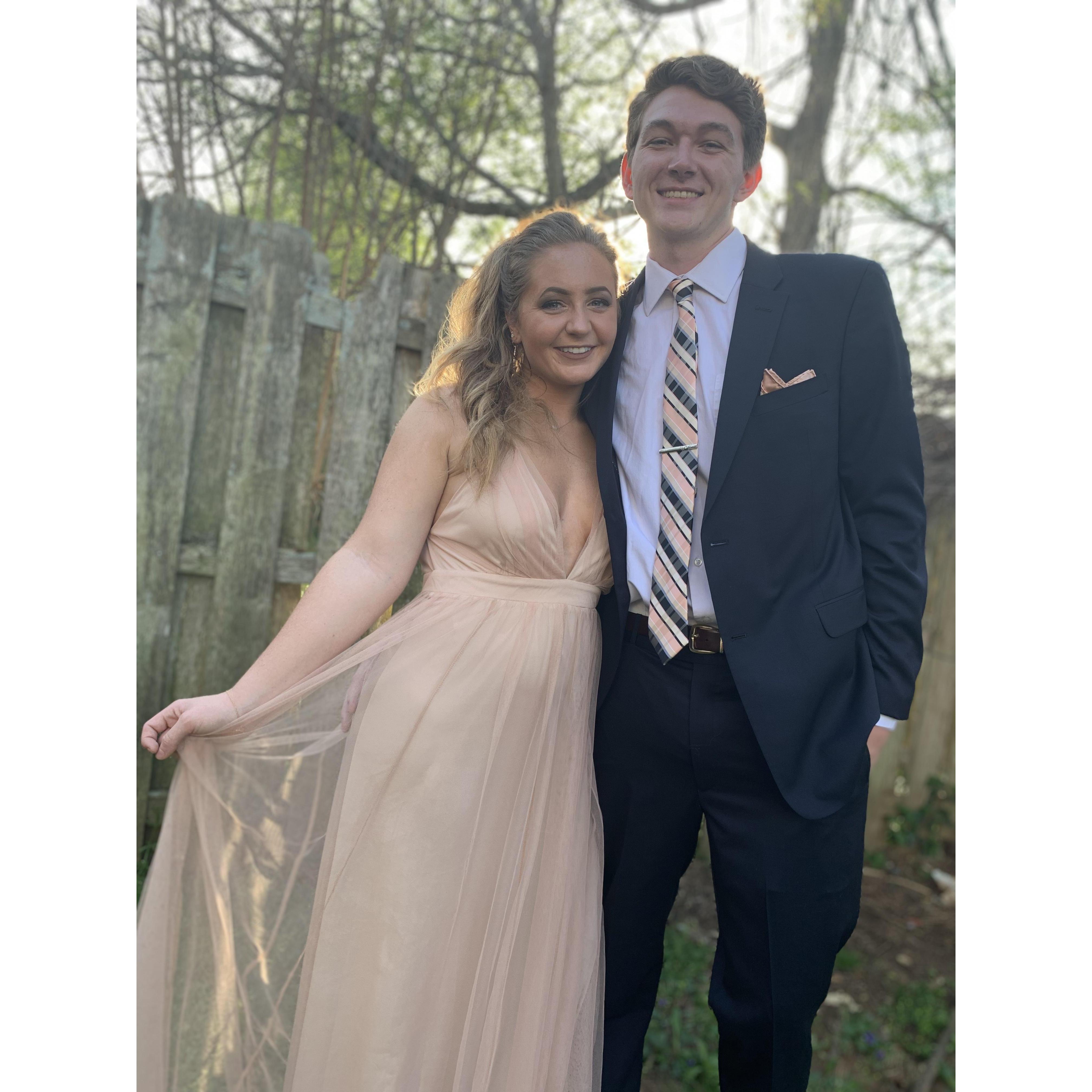 First Alpha Chi Omega formal together!
April 6, 2019