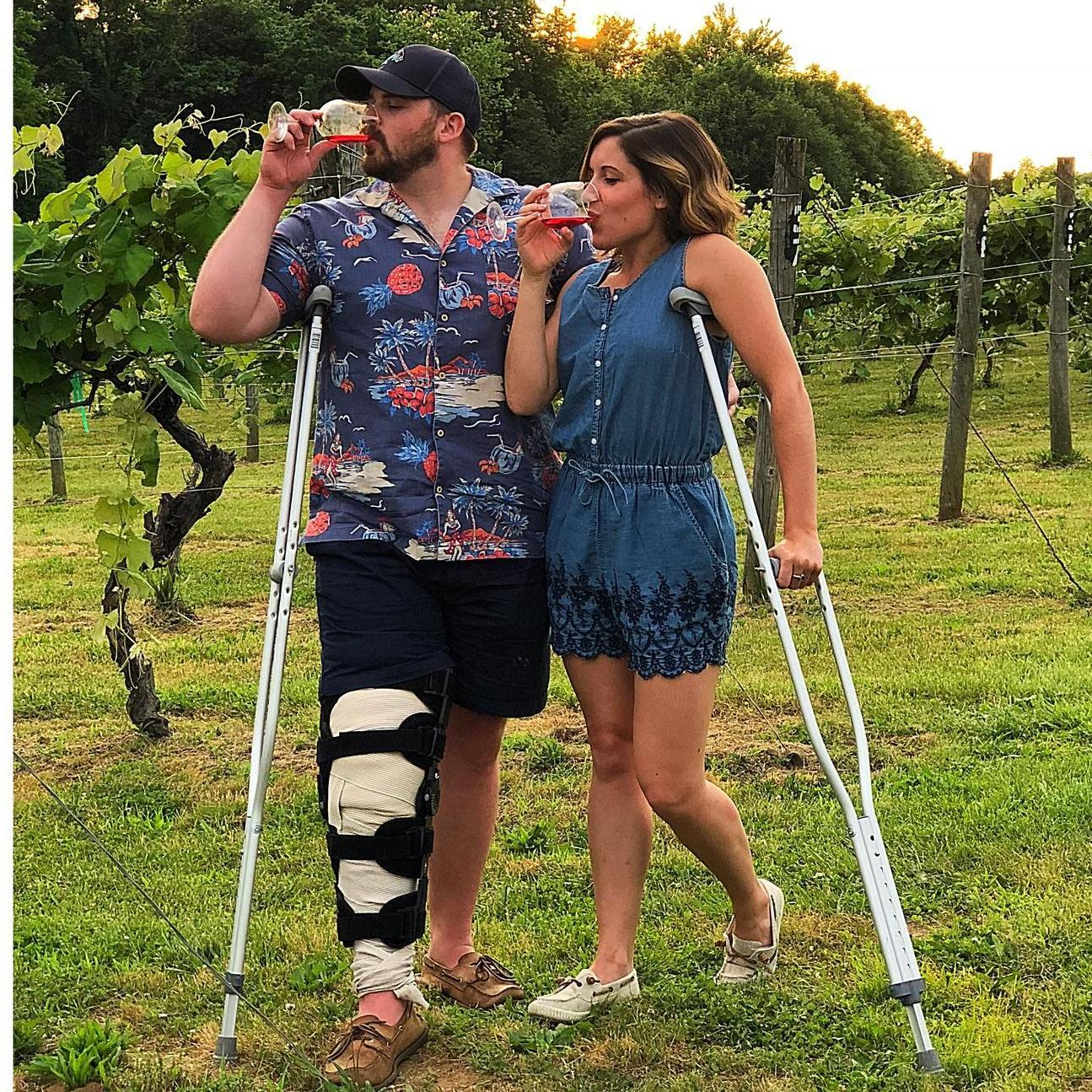 This was after Maxwell’s third knee surgery and I was there for him every step of the way. Please no more surgeries.. thank you.