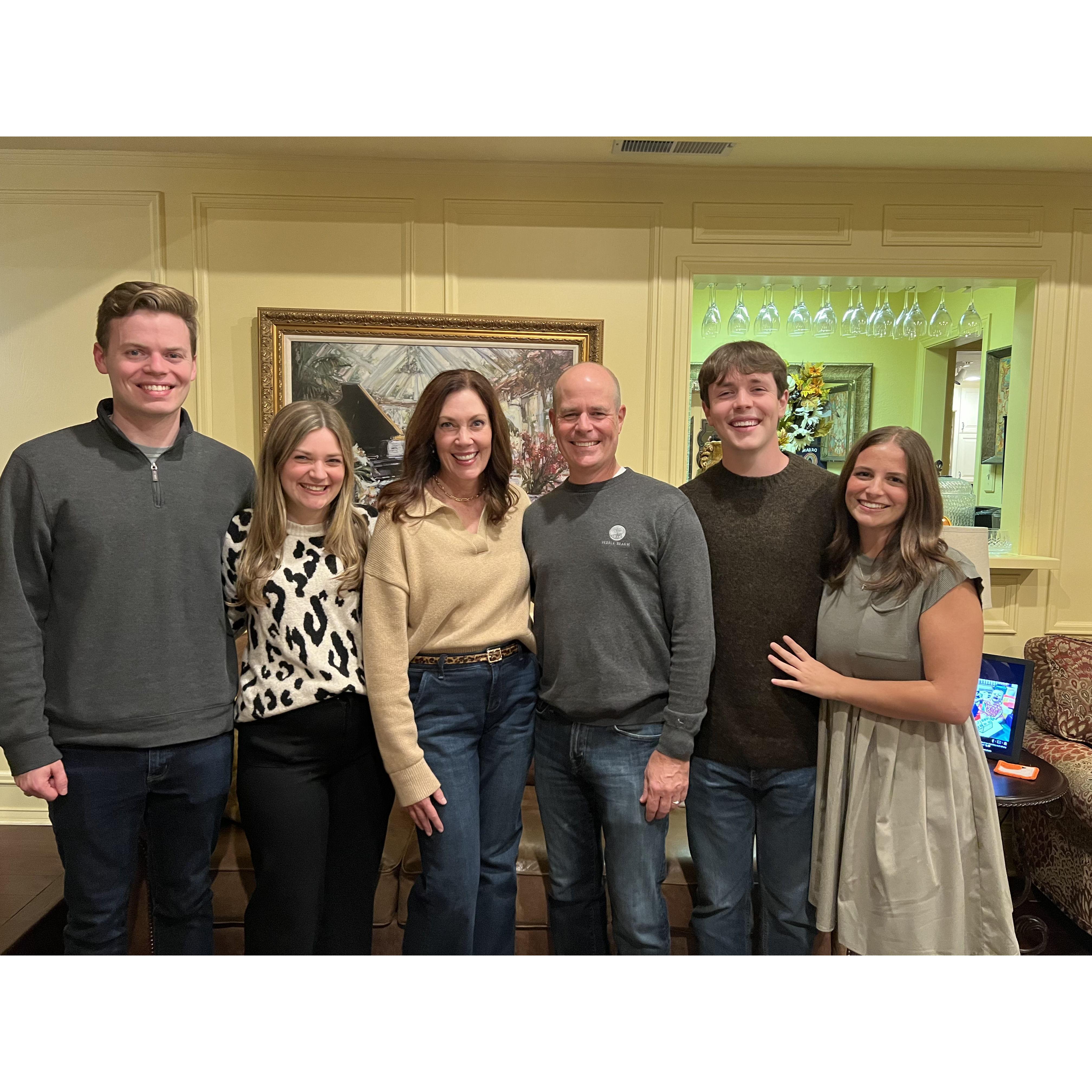Price and Erin are so grateful for all the time they've gotten to spend with Erin's family + extended family during their relationship!