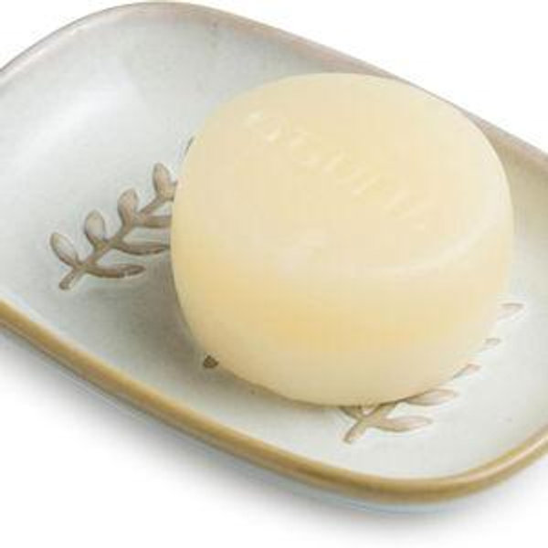 Soap Dish Bar Cleaner Dish for Shower, Ceramic Soap Dishes for Large Soap Bar Shampoo or Sponge, Shower Soap Dish Soap Saver Tray for Bathroom Kitchen Sink, Easy to Clean