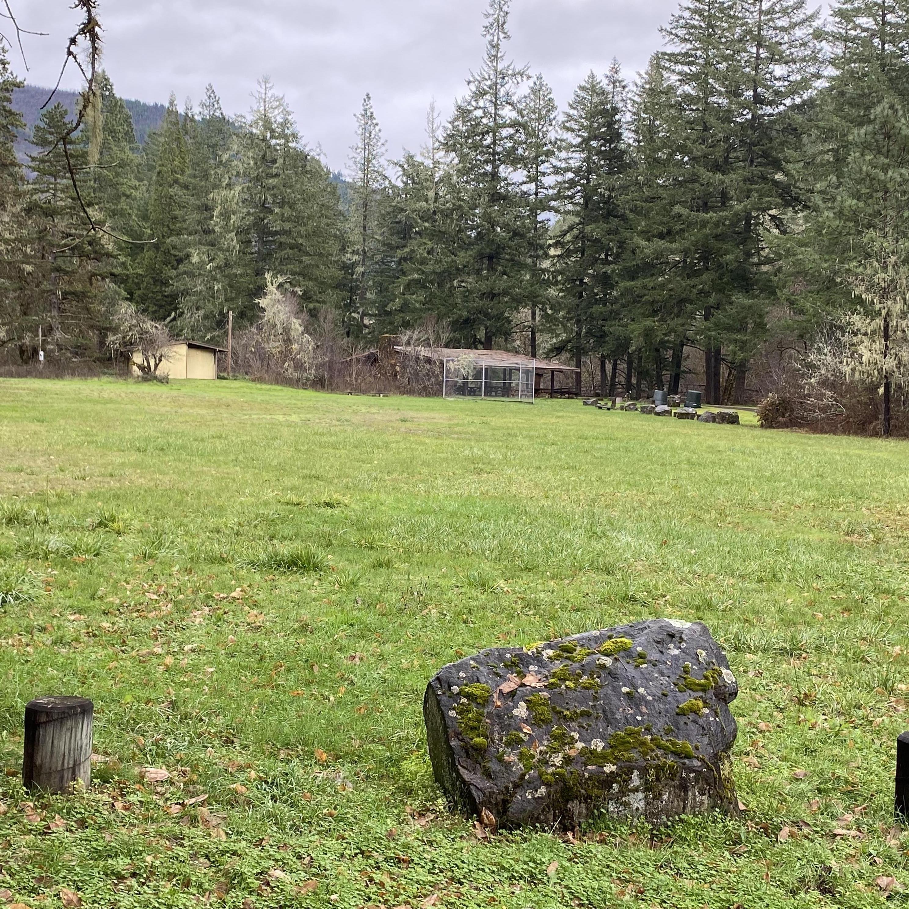Wolf Creek Ballfield - open camping space.