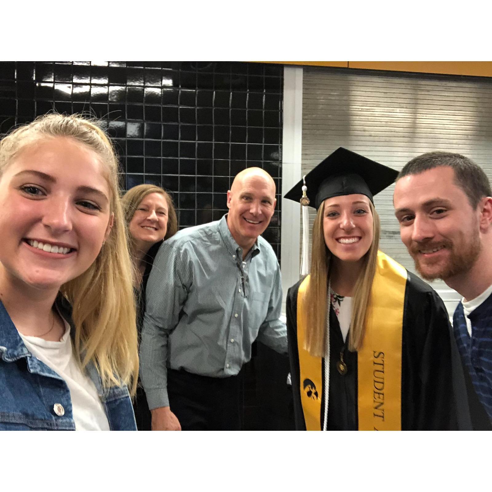Rachel's undergraduate graduation