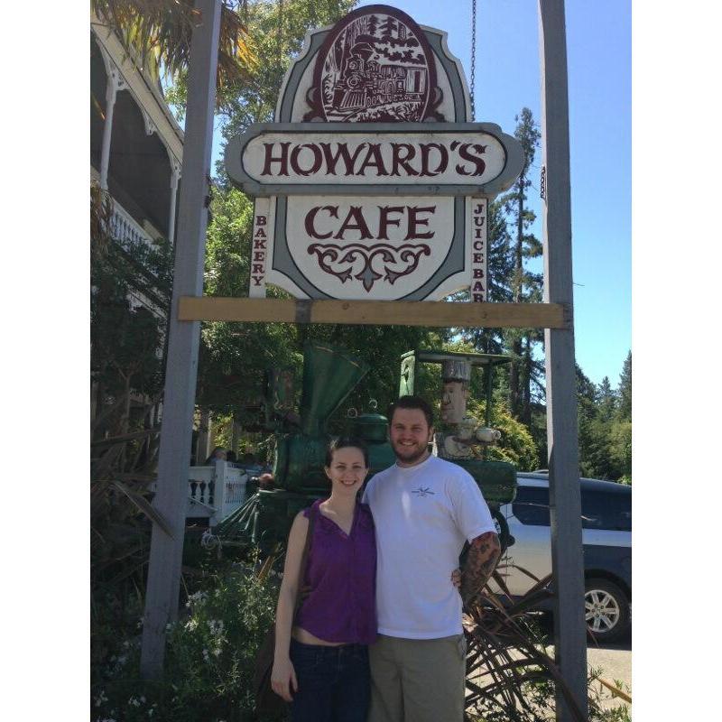 2014. Occidental. Our first time eating at Howard's Cafe!