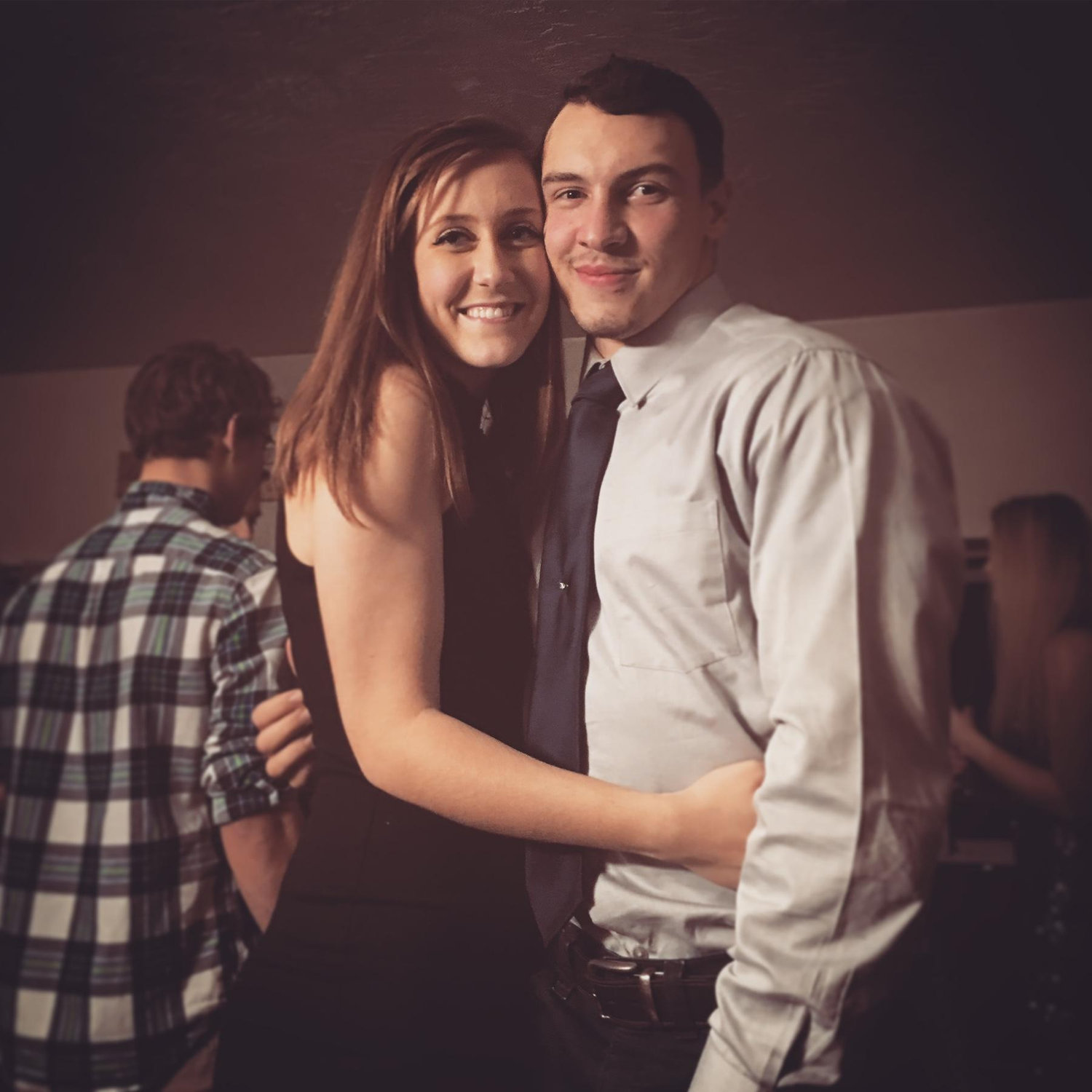Our first photo together. 2016!