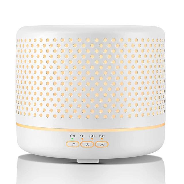 Ominilight Mental Essential Oil Diffuser, 500ml Diffuser for Essential Oils, Aromatherapy Diffuser Cool Mist Humidifier with Timer Settings, 2 Mist Mode, Waterless Auto Off for Home Office